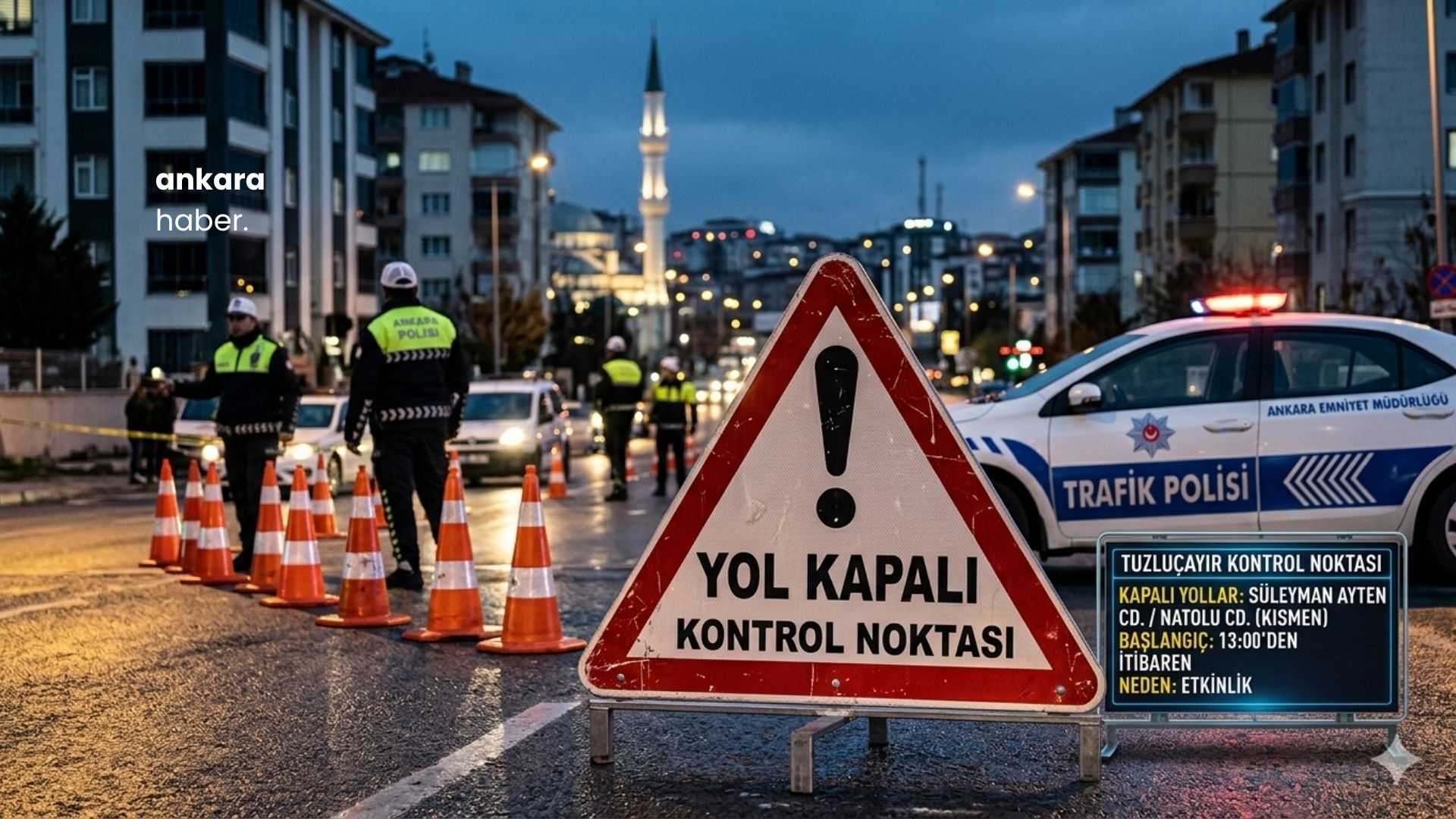 Bayramın 2. Günü Mamak’ta Yol Kapama: Tuzluçayır’da Trafiğe "Etkinlik" Ayarı!