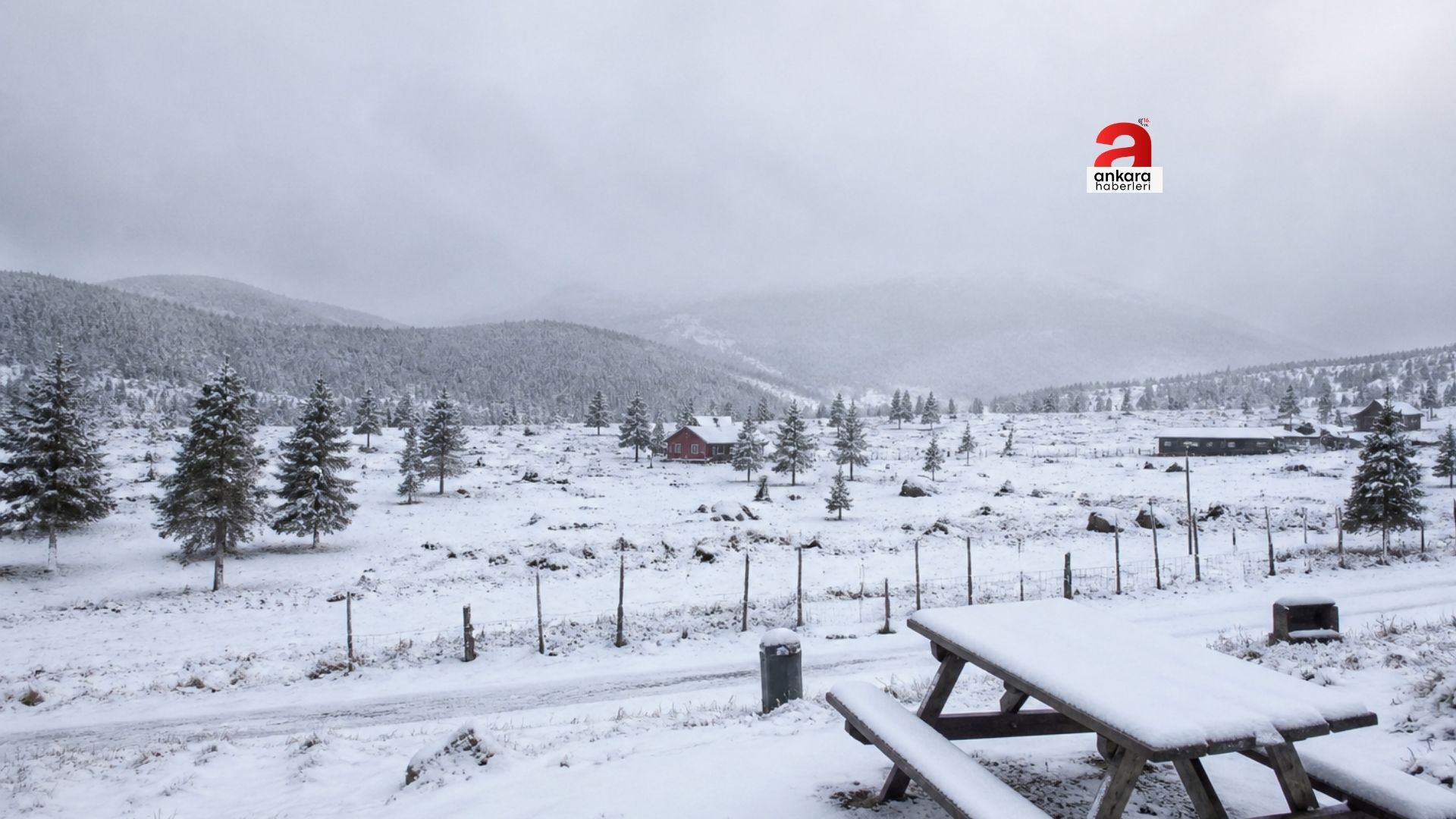 Ankara’da mayıs ayında kar sürprizi: Çamlıdere’de yayla beyaza büründü